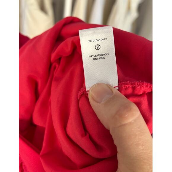 Cece Women's Sz 10 Bright Pink Lined Eyelet Sleeveless Sheath Shirt Dress #0327 - Picture 10 of 14